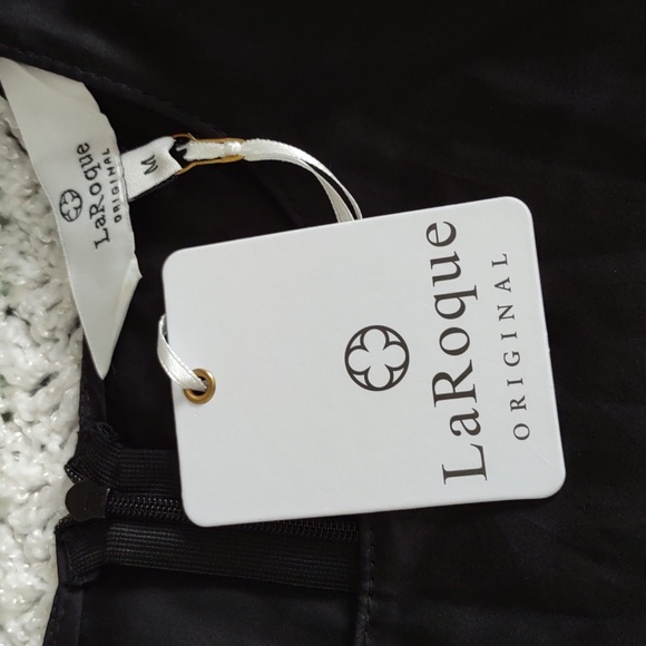 NWT LaRoque Original Medium Black Zoe Dress *Missing Belt* - Picture 3 of 14